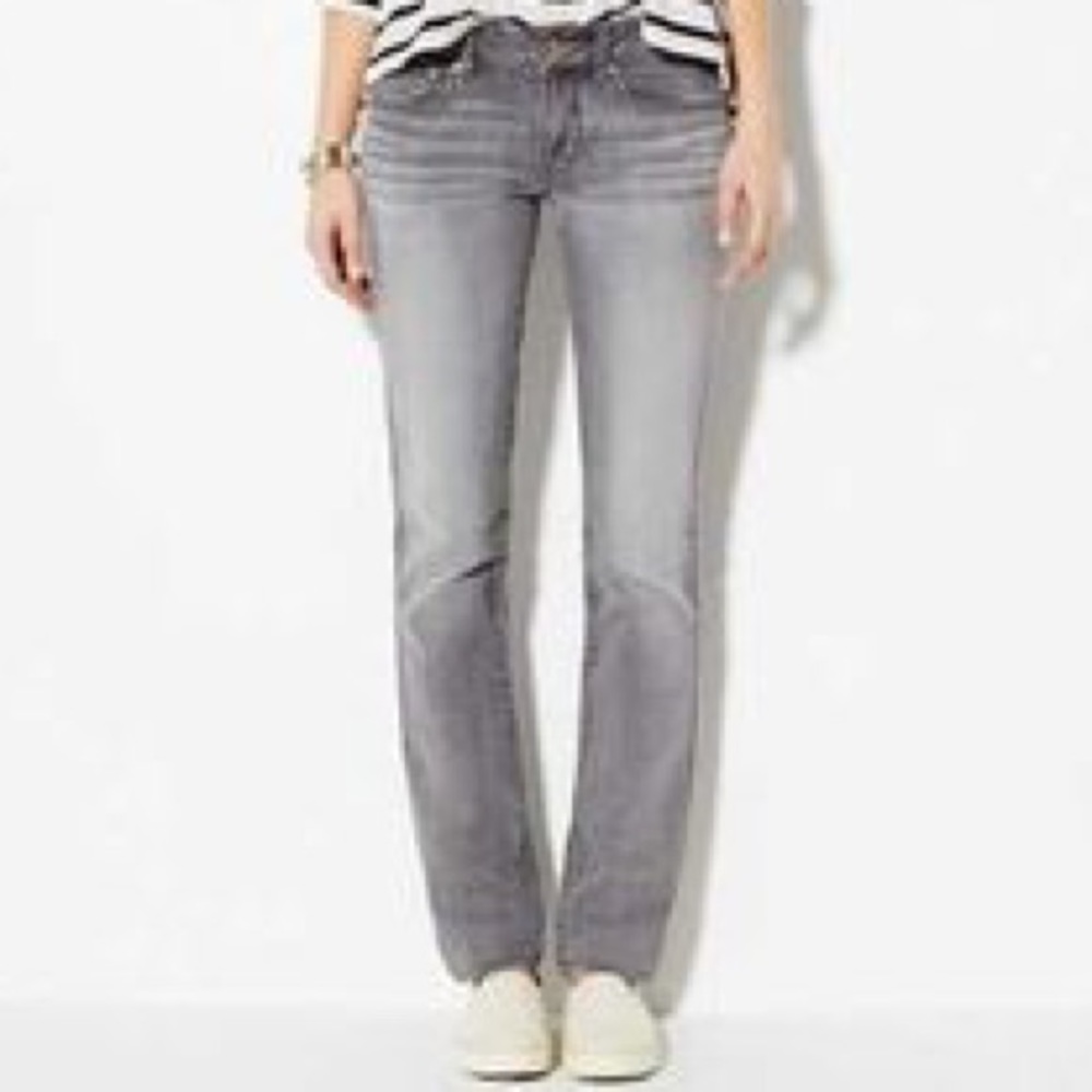 Gray American Eagle Skinny 77 jeans